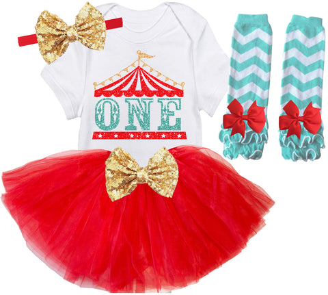 Carnival Girls First Birthday Outfit