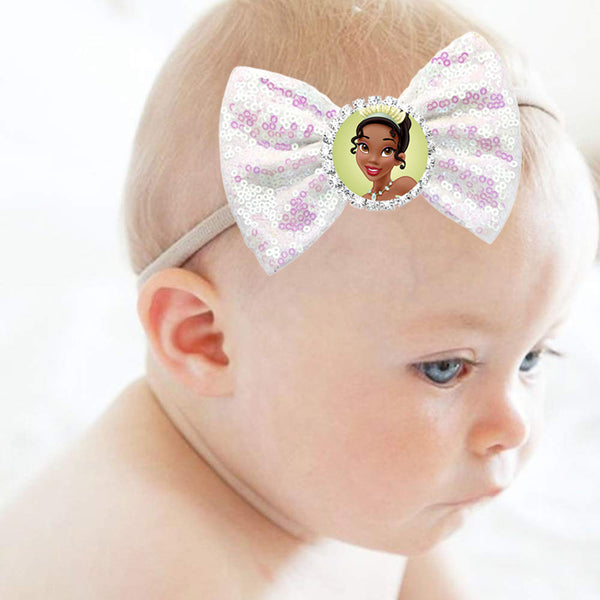 Tiana Princess and the Frog Hair Bow