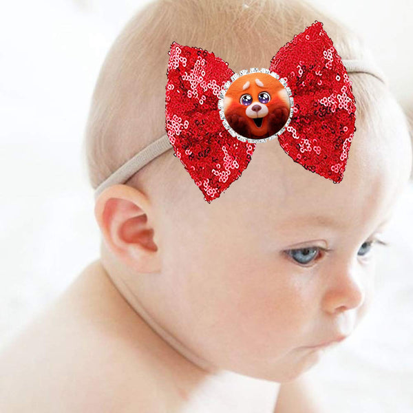 Turning Red Hair Bow