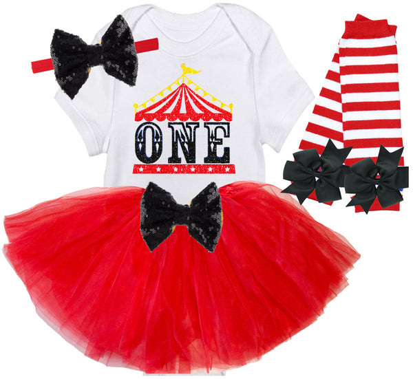 First Birthday Carnival Tutu Set