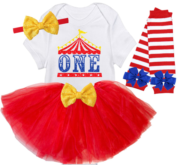 First Birthday Carnival Tutu Set