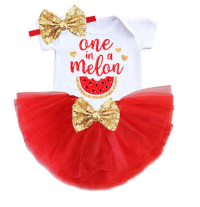 One in a Melon Tutu Set