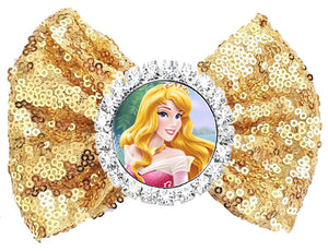 Sleeping Beauty Aurora Hair Bow