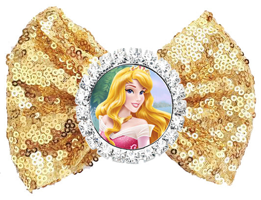 Sleeping Beauty Aurora Hair Bow