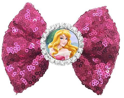 Sleeping Beauty Aurora Hair Bow