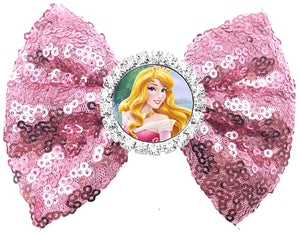 Sleeping Beauty Aurora Hair Bow