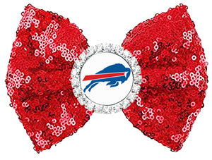 Buffalo Bills Hair bow – Tiny Trendz Boutique