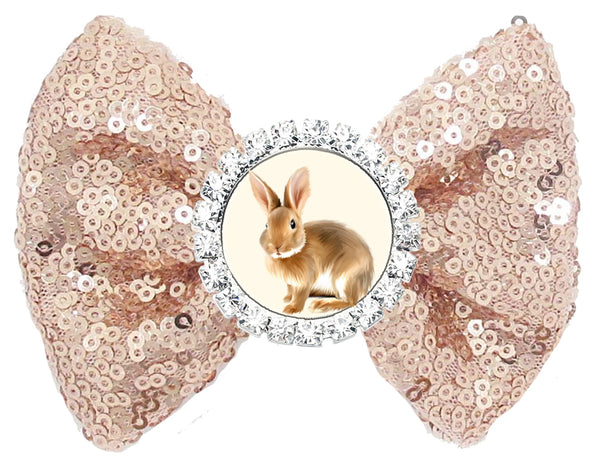 Vintage Bunny Hair Bow