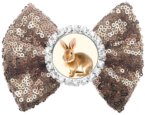 Vintage Bunny Hair Bow