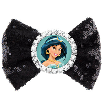 Jasmine Sequin Hair Bow