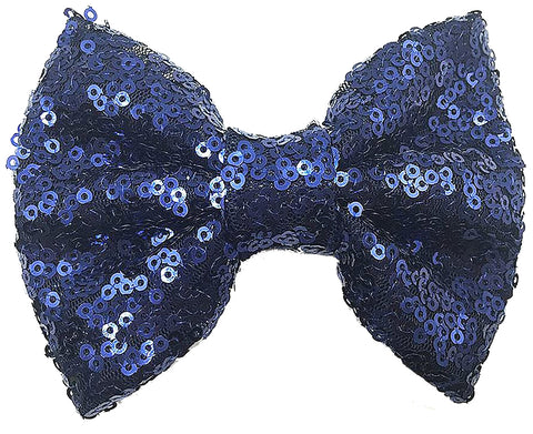 Navy Blue Hair Bow