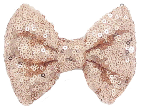 Rose Gold Hair Bow