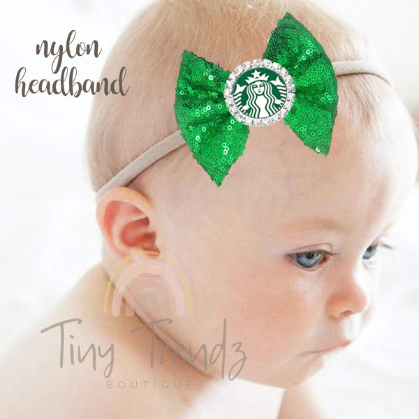 Starbucks Hair Bow