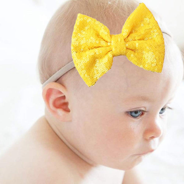 Yellow Hair Bow